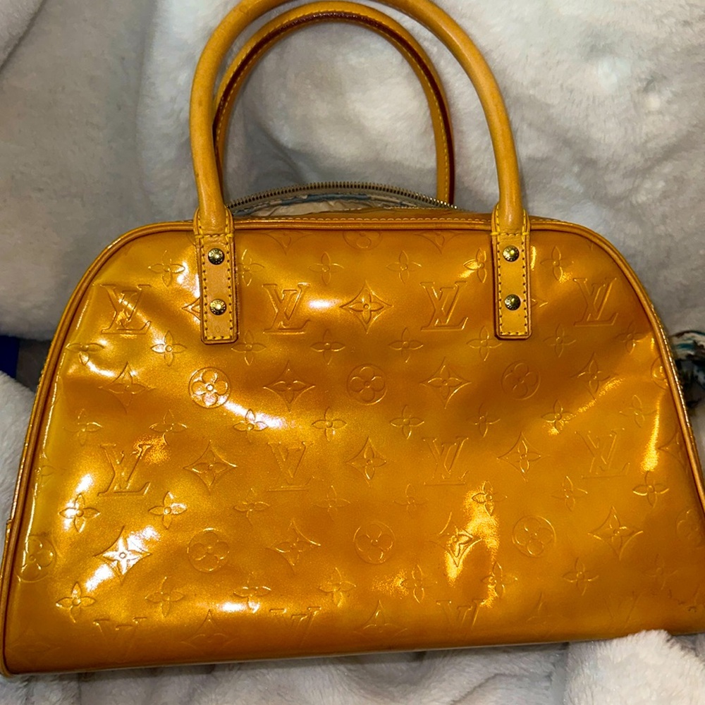 Authentic Louis Vuitton golden yellow speedy